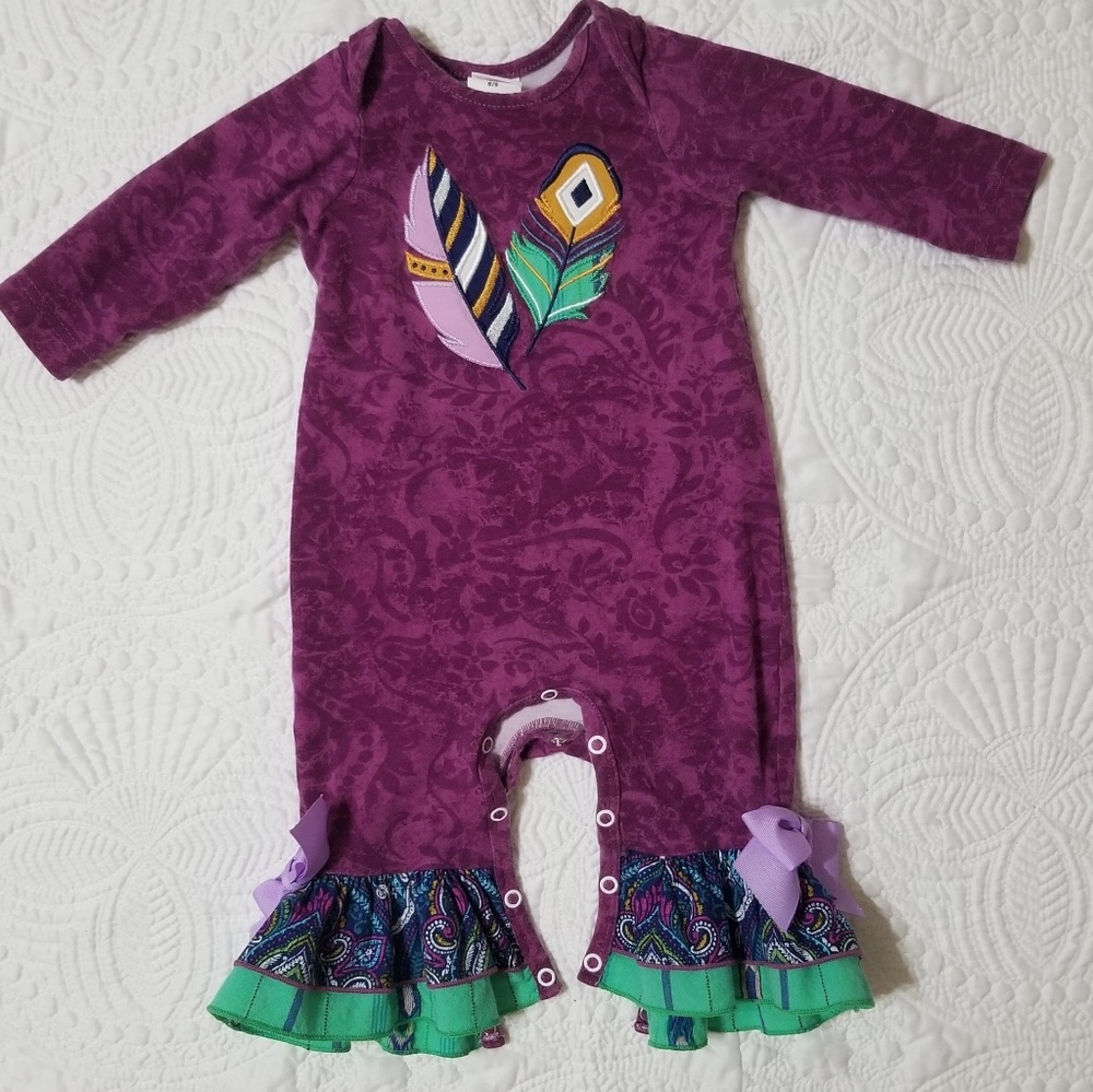 RicRac and Ruffles Romper